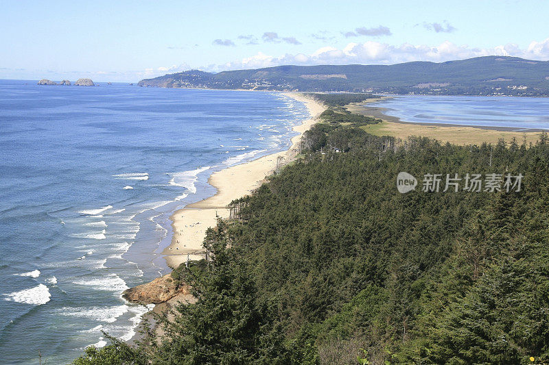 美国西北太平洋，俄勒冈州，Cape Lookout, Netarts湾